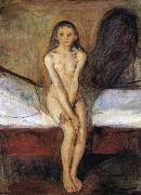 Edvard Munch Puberty oil